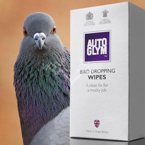 BIRD DROPPING WIPES ΕΙΔΙΚΑ ΠΑΝΑΚΙΑ ΓΙΑ ΚΟΥΤΣΟΥΛΙΕΣ