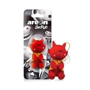 ΑΡΩΜΑΤΙΚΑ ΚΡΕΜΑΣΤΑ ΑΥΤΟΚΙΝΗΤΟΥ AREON SMILE BLACK CRYSTAL ΑΡΩΜΑΤΙΚΑ ΚΡΕΜΑΣΤΑ ΑΥΤΟΚΙΝΗΤΟΥ AREON SMILE BLACK CRYSTAL