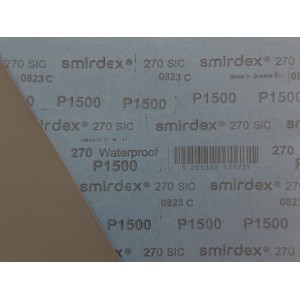 Γυαλόχαρτο Νερού P1500 Smirdex 270 waterproof Γυαλόχαρτο Νερού P1500 Smirdex 270 waterproof