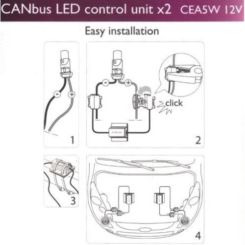 Αντάπτορες Συστήματος Canbus Philips 21W 18957X2