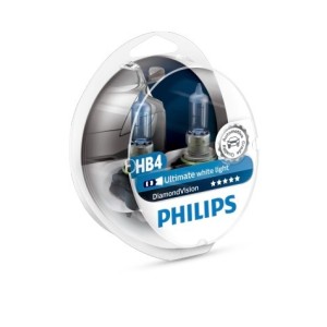 Λάμπες Philips HB4 12V 55W Diamond Vision 5000Κ Λάμπες Philips HB4 12V 55W Diamond Vision 5000Κ