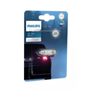 Λάμπα Philips Festoon Ultinon Pro3000 Led 38mm 6000K 12V 0.6W Λάμπα Philips Festoon Ultinon Pro3000 Led 38mm 6000K 12V 0.6W