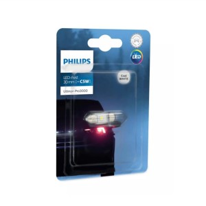 Λάμπα Philips Festoon Ultinon Pro3000 Led 30mm 6000K 12V 0.6W Λάμπα Philips Festoon Ultinon Pro3000 Led 30mm 6000K 12V 0.6W