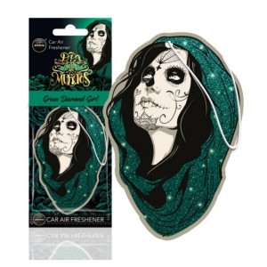 ΑΡΩΜΑΤΙΚΟ ΚΡΕΜΑΣΤΟ AROMA CAR MUERTOS GREEN DIAMONT GIRL ΑMiO - 1 TEM. ΑΡΩΜΑΤΙΚΟ ΚΡΕΜΑΣΤΟ AROMA CAR MUERTOS GREEN DIAMONT GIRL ΑMiO - 1 TEM.