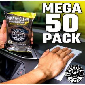 Chemical Guys InnerClean Μαντηλακια Καθαρισμου για το Εσωτερικο του Αυτοκινητου (50ΤΜΧ) Chemical Guys InnerClean Μαντηλακια Καθαρισμου για το Εσωτερικο του Αυτοκινητου (50ΤΜΧ)