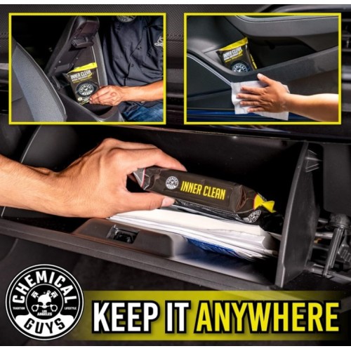 Chemical Guys InnerClean Μαντηλακια Καθαρισμου για το Εσωτερικο του Αυτοκινητου (50ΤΜΧ) Chemical Guys InnerClean Μαντηλακια Καθαρισμου για το Εσωτερικο του Αυτοκινητου (50ΤΜΧ)