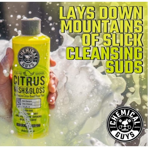 Citrus Wash & Gloss Σαμπουαν Γυαλαδας 473ml Chemical Guys Citrus Wash & Gloss Σαμπουαν Γυαλαδας 473ml Chemical Guys
