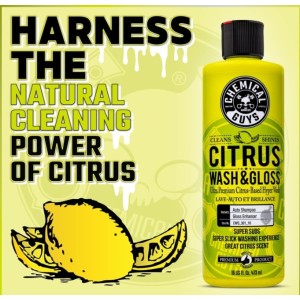 Citrus Wash & Gloss Σαμπουαν Γυαλαδας 473ml Chemical Guys Citrus Wash & Gloss Σαμπουαν Γυαλαδας 473ml Chemical Guys